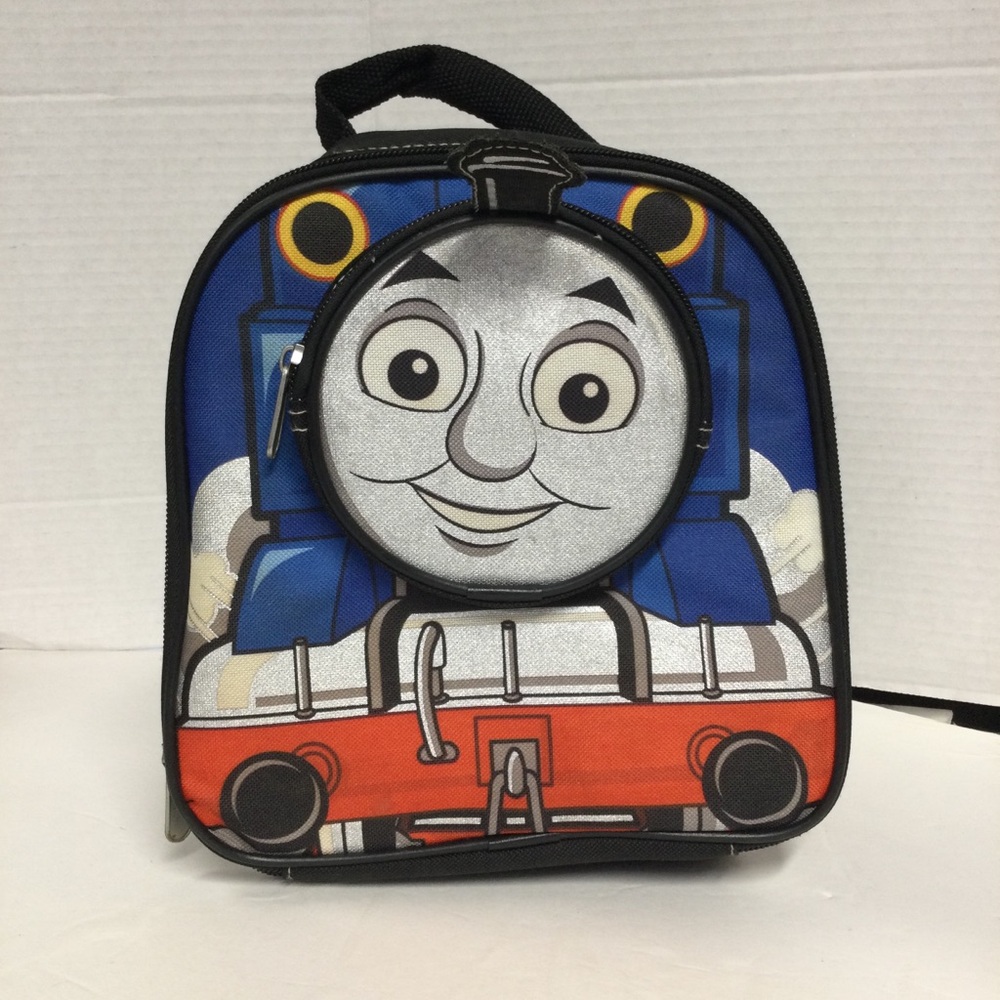 Thomas the Tank Engine 3D Face Blue Pop-Out Insulated Lunch bag